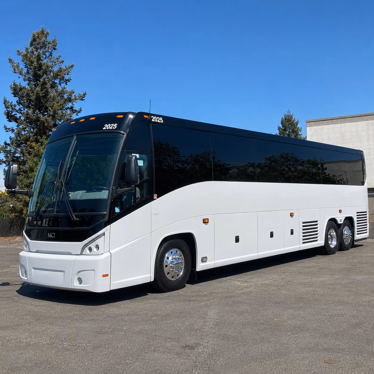 Durham School Event Transportation party bus exterior