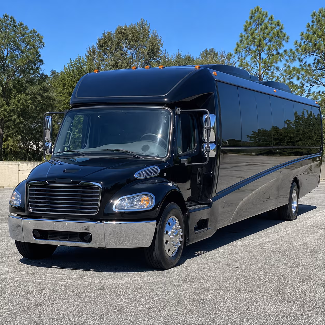 Durham School Event Transportation party bus interior